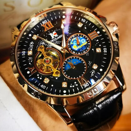 Large Dial Hollow Automatic Mechanical Watch