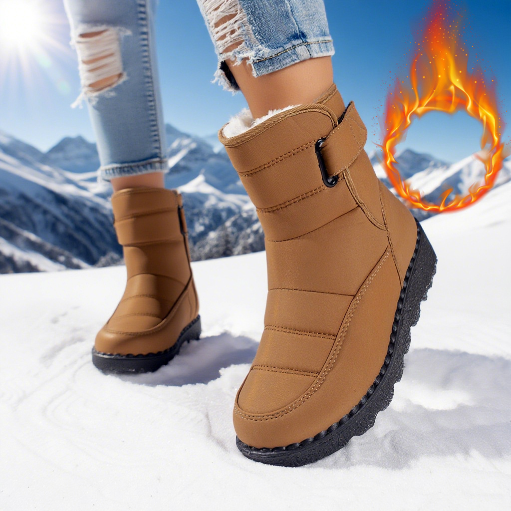 Snow Boots For Women Plus Size Plus Velvet Warm Cotton Boots - Image 7