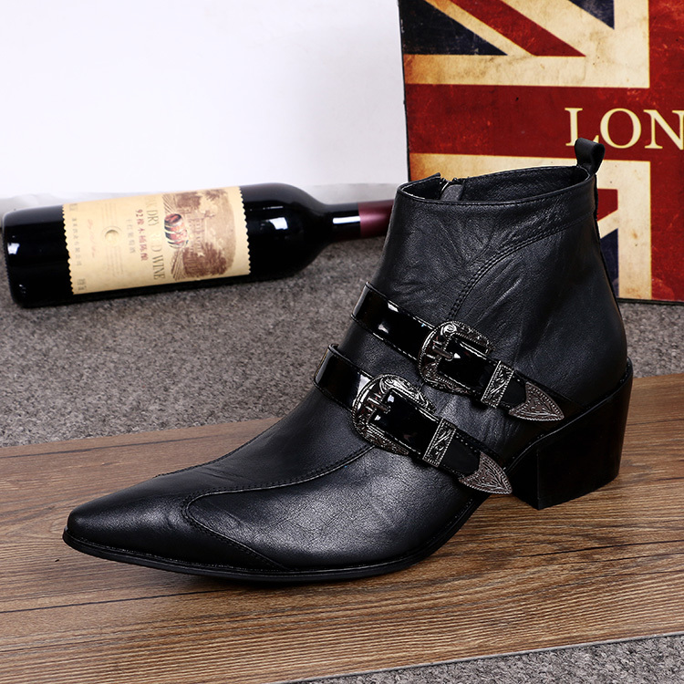 British Fashion Genuine Leather Men's Boots - Image 5