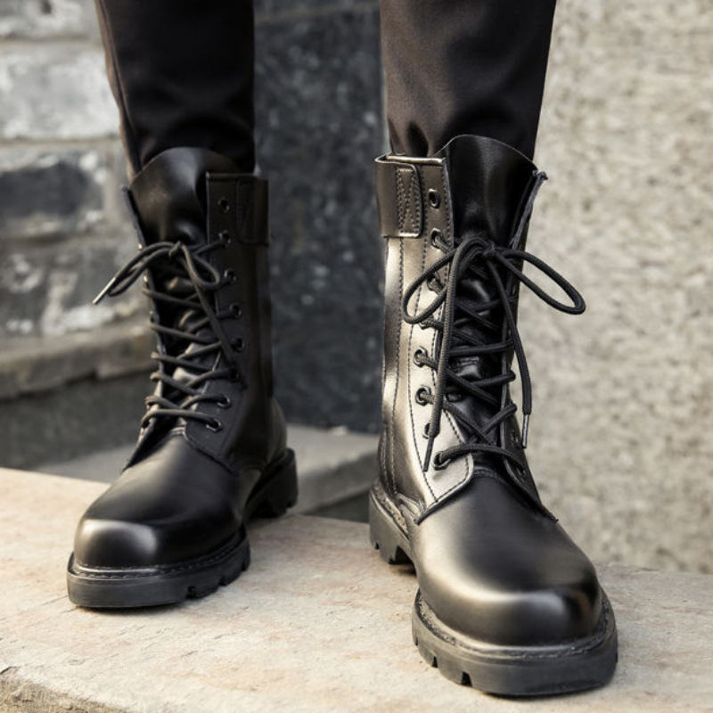 Spring And Autumn Outdoor Boots Men's High-top – Bild 2