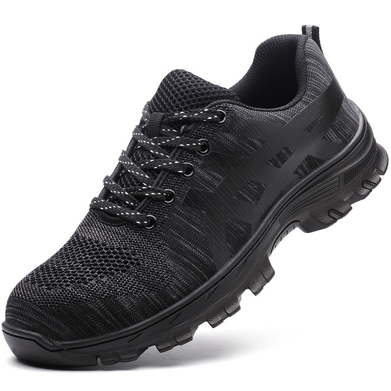 Lightweight And Breathable Fly Woven Work Shoes - Image 9