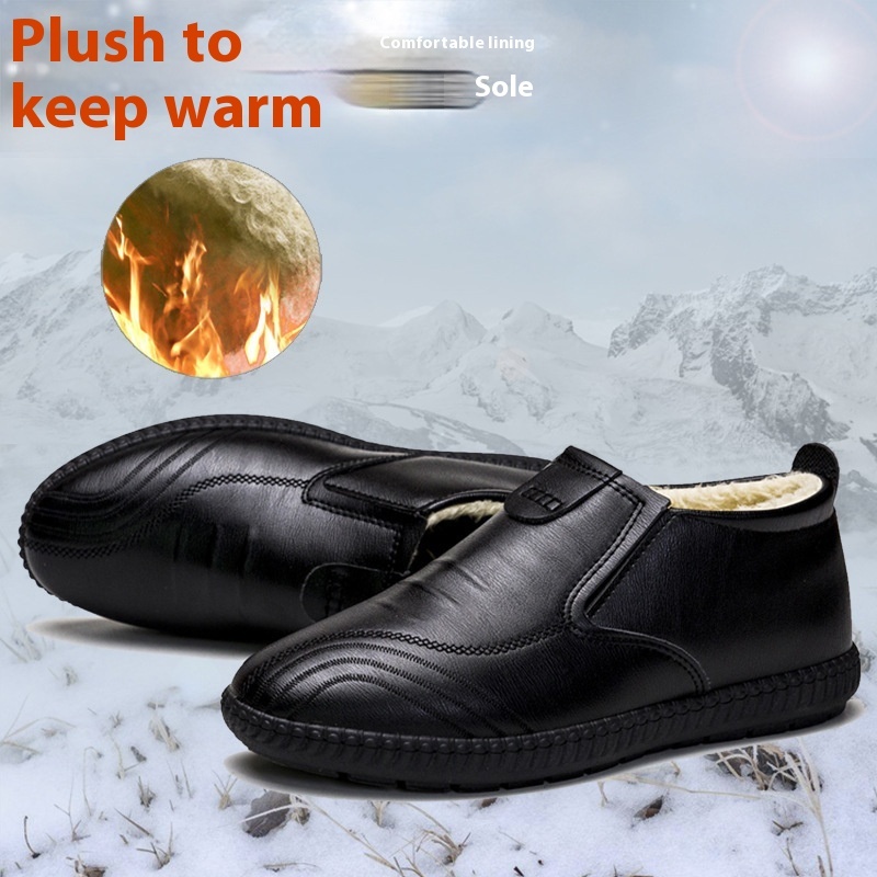 Men's Winter Fur Cold-resistant Warm Shoes - Image 3
