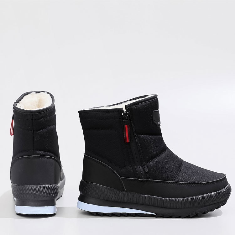 Thickened Fleece-lined Warm Elderly Short Non-slip Big Cotton Shoes - Image 5