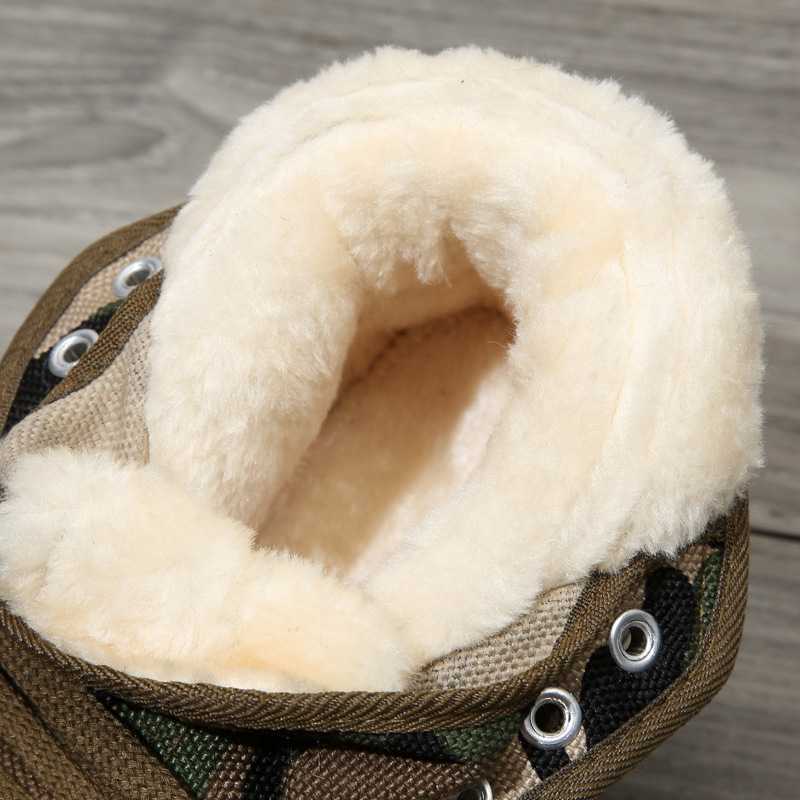 Non-slip Labor Protection Rubber Shoes Fleece-lined - Image 5