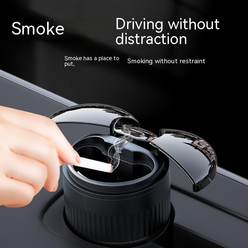 Car Automatic Sensing Touch Infrared Smoking Metal Smart Ashtray With Lid – Bild 2