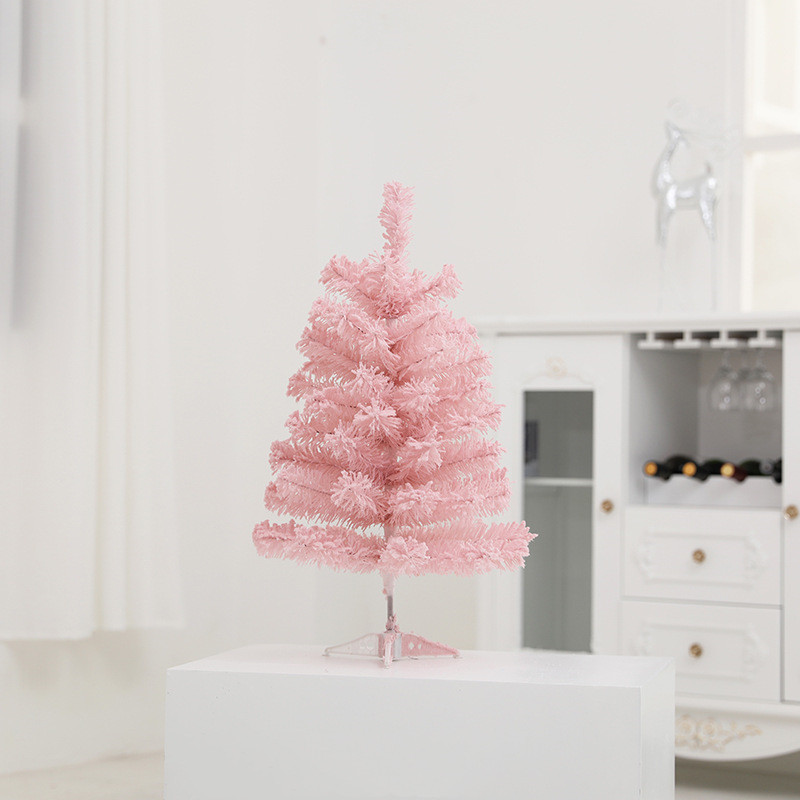 PinkChristmas Tree Package Home Flocking Decoration - Image 2