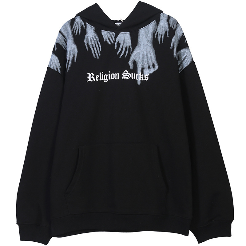 HOODIE ghost hand fleece hoodie – Bild 2