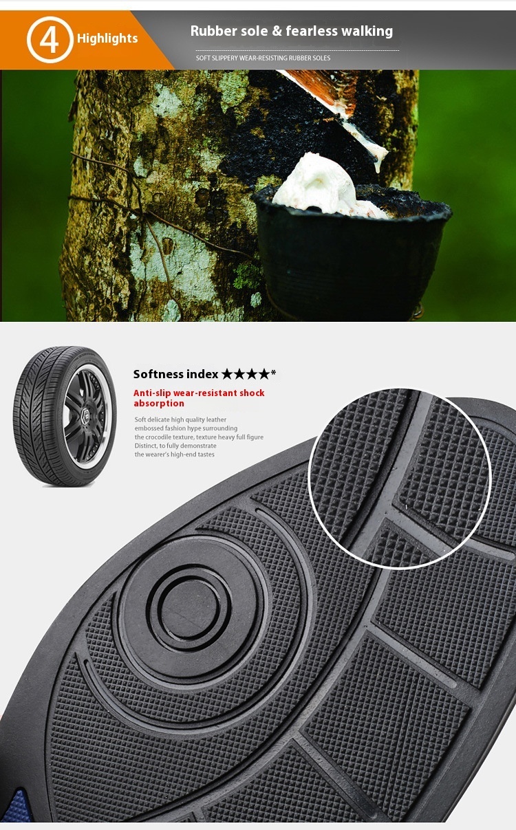 Heightened Breathable Business Formal Casual Leather Shoes – Bild 7