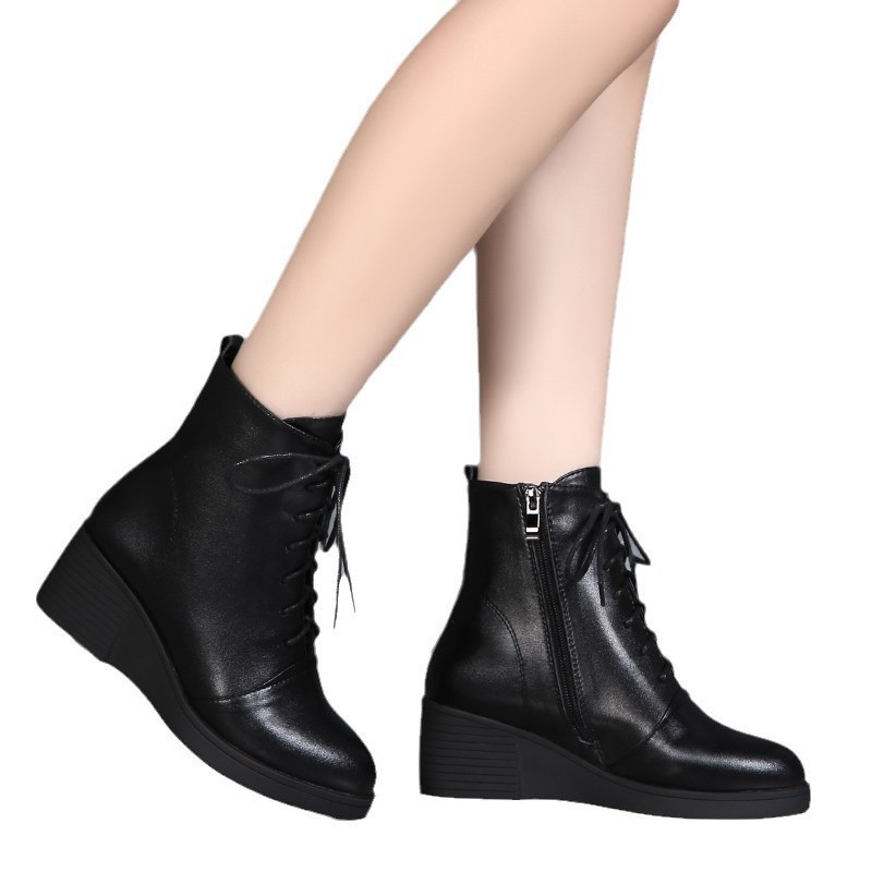 Martin Boots Lace-up Wedge Platform - Image 5