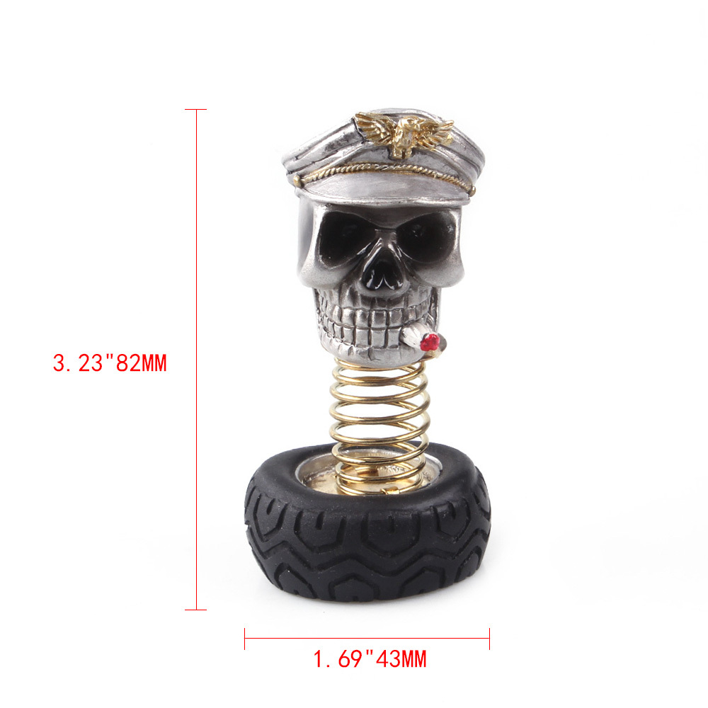 Car Skull Personality Interior Decoration Halloween Day Ornament For Car Goods Car Interior Accessories Decoration - Image 3