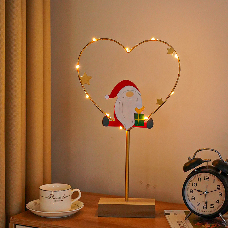 Christmas Led Wrought Iron Decorative Lamp Ornaments - Image 6