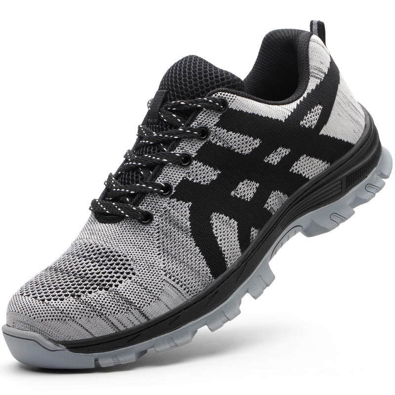 Lightweight And Breathable Fly Woven Work Shoes - Image 8