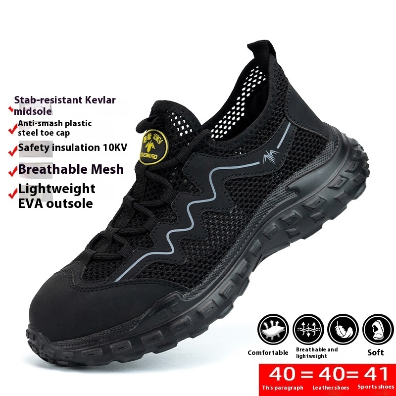 Steel Plate Lightweight Welder Safety Shoes - Image 4