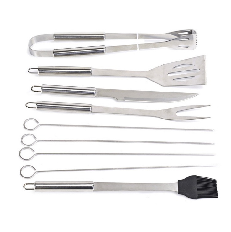 10 pieces of bbq barbecue tools outdoor baking utensils - Image 7