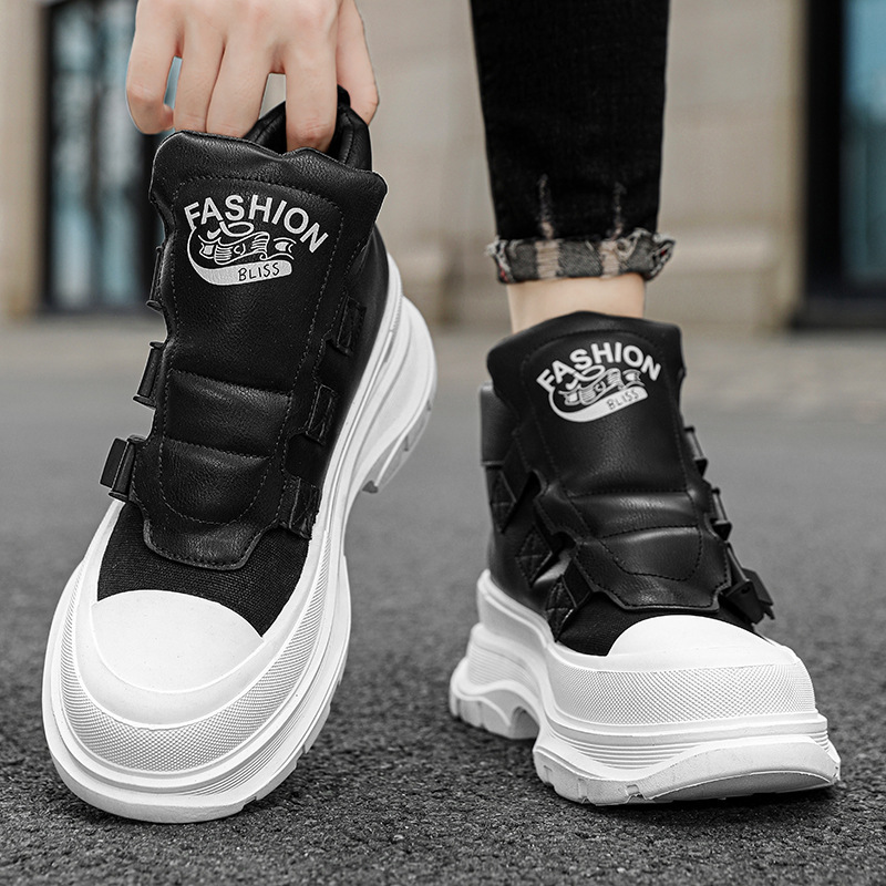 Trendy Platform Sports Casual Men's Shoes - Image 3