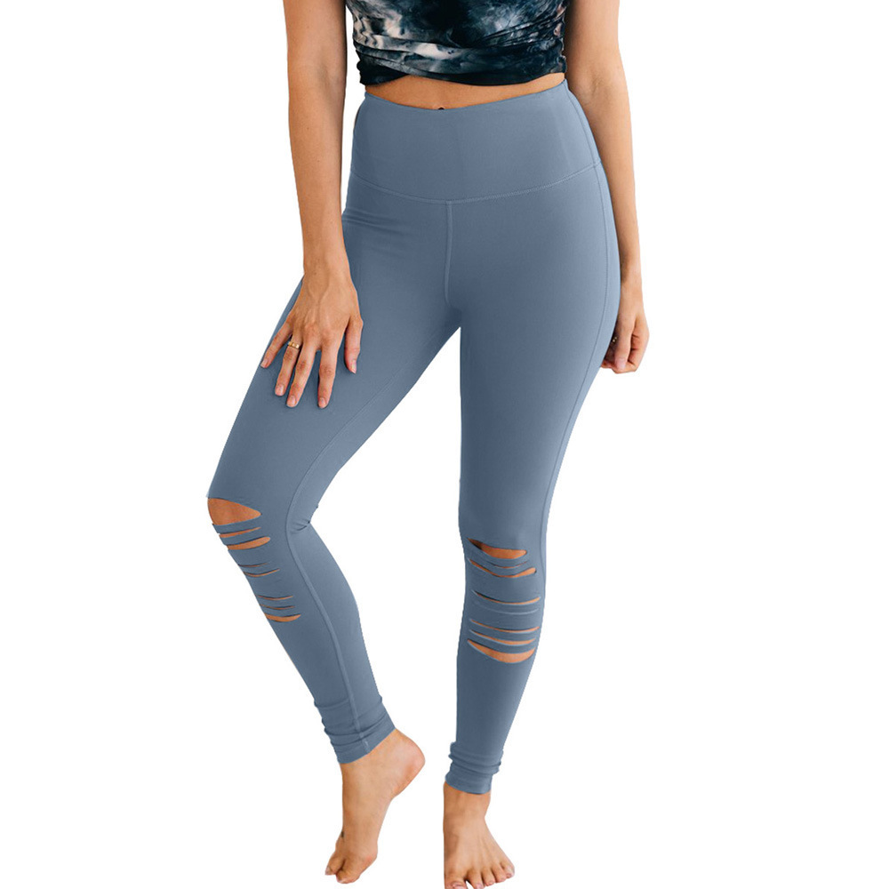 Women's Solid Color Casual Yoga Pants – Bild 3
