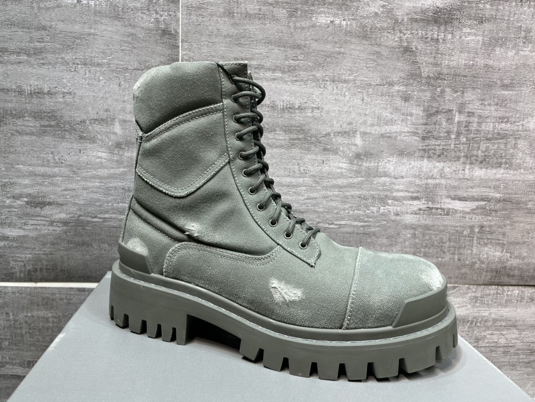 Men's Fashion Casual Round Head Mid-calf Viscose Dr Martens Boots - Image 5