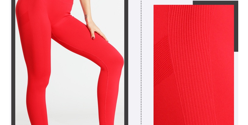 Seamless Knit Peach Butt Yoga Pants - Image 7