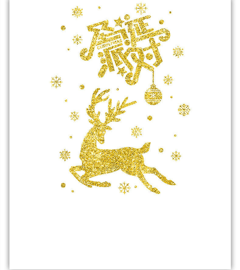 Christmas Decoration Wall Self-adhesive Painting — изображение 6