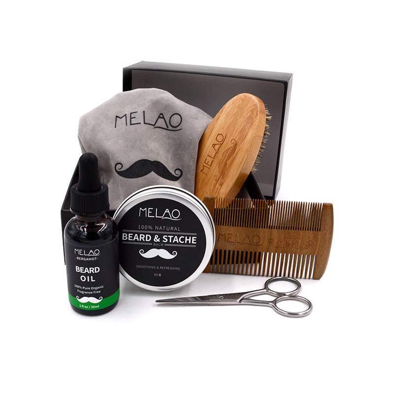 Men's beard care set of six - Image 4