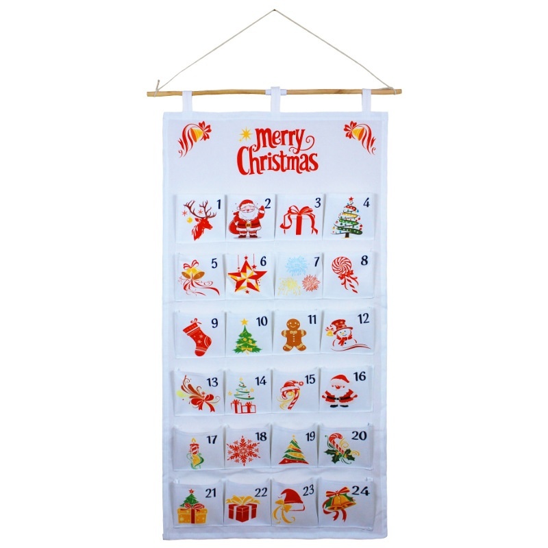 Christmas Hanging Wall Hanging Decoration Style Storage Bag Behind The Door - Image 3