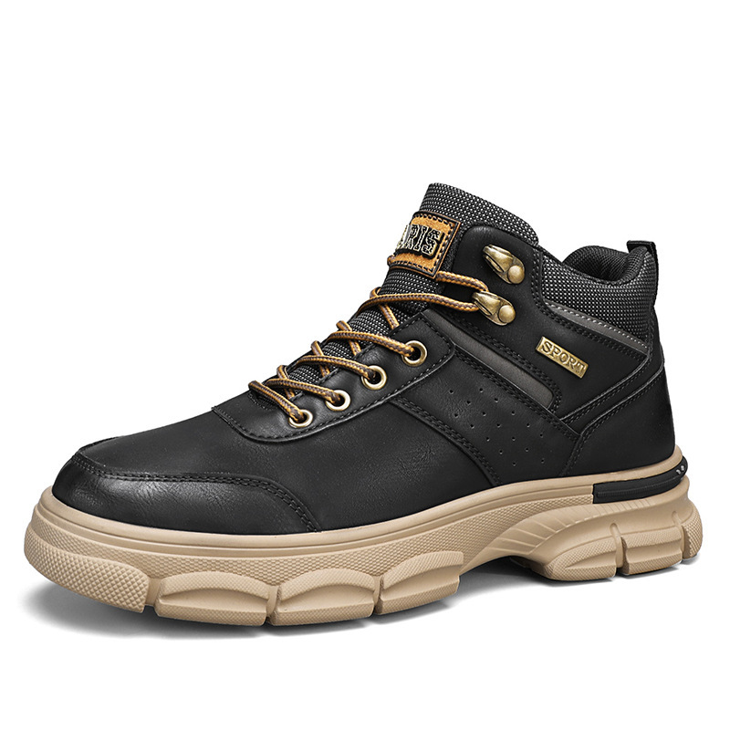 Outdoor British Style Classic Fashion Work Shoes Outdoor Motorcycle Shoes - Image 2