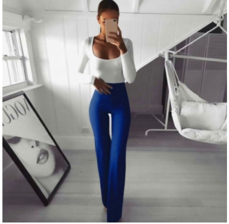 Slim-fit big flared yoga pants - Image 3