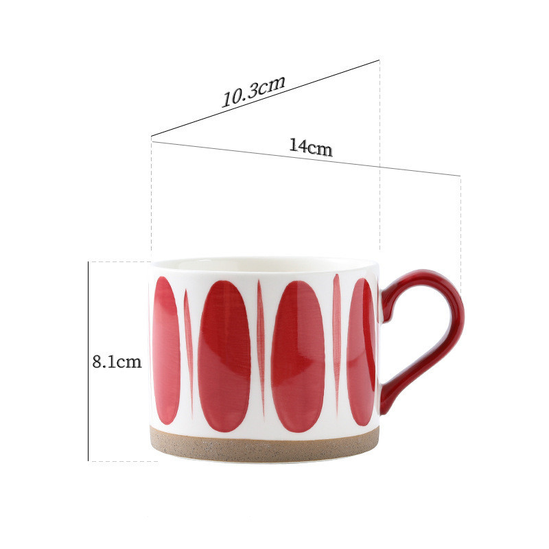 Mug With Handle Hand-painted Mug Ceramic Mug — изображение 4