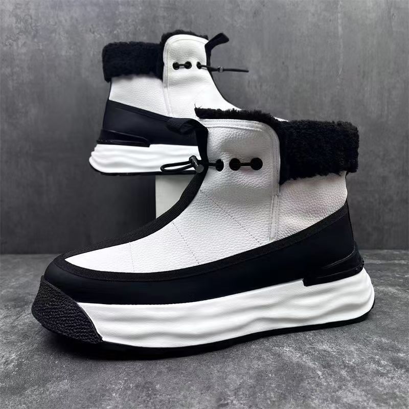 High-top Platform Men's Shoes Genuine Leather - Image 2