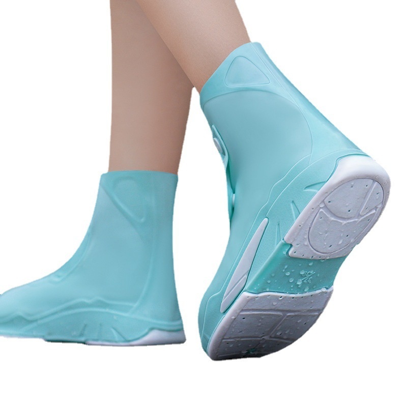 Non-slip Wear-resistant Shoes Bottom Rainy Silicone Rainproof Children's Rain Boots - Image 5