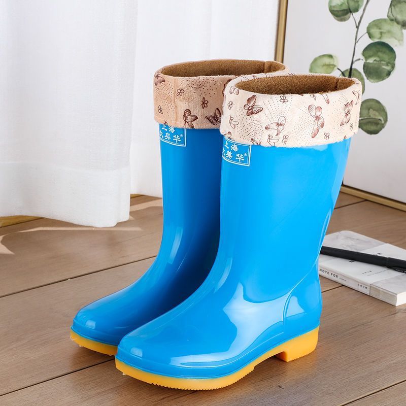 Wool Cotton Warm Non-slip Rain Boots - Image 9