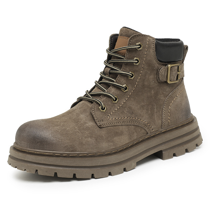 Martin Boots Men's Autumn And Winter Retro British Style - Image 5