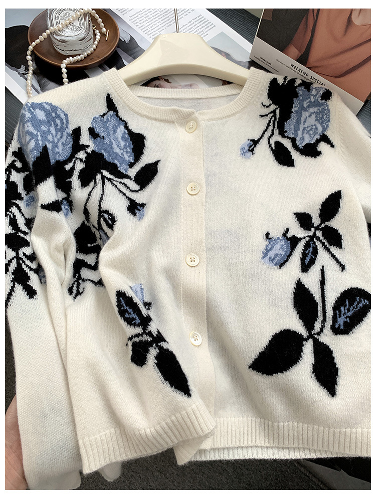 Women's Simple Casual Printed Sweater – Bild 7