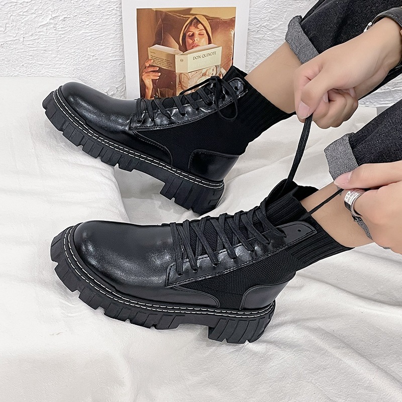 Platform Martin Boots British Style High Top – Bild 4