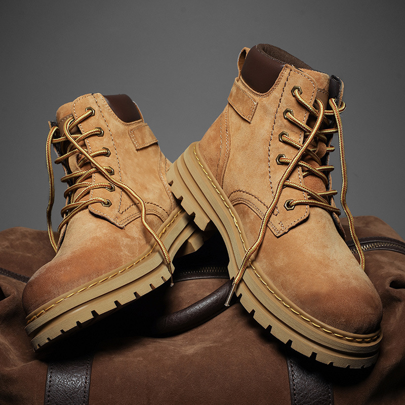 Martin Boots Men's Autumn And Winter Retro British Style - Image 4