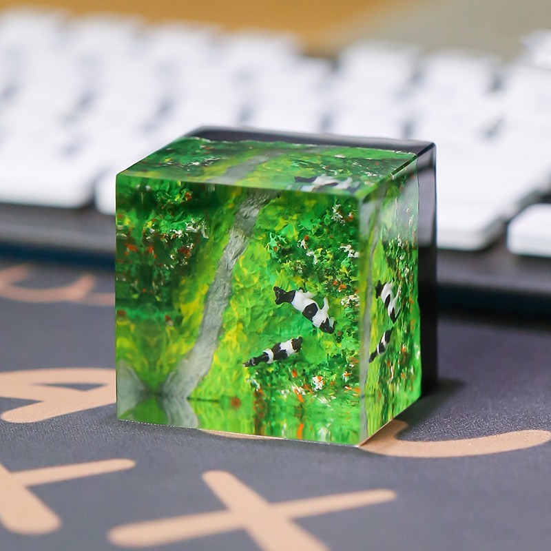 Resin Landscape Oil Painting Decoration - Image 2