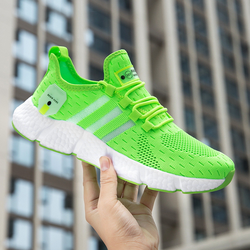 Leisure Fly Woven Breathable Sports Shoes - Image 4