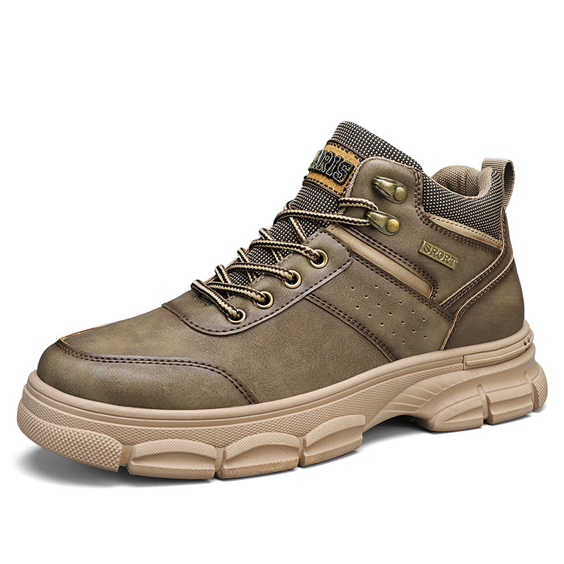 Outdoor British Style Classic Fashion Work Shoes Outdoor Motorcycle Shoes - Image 4