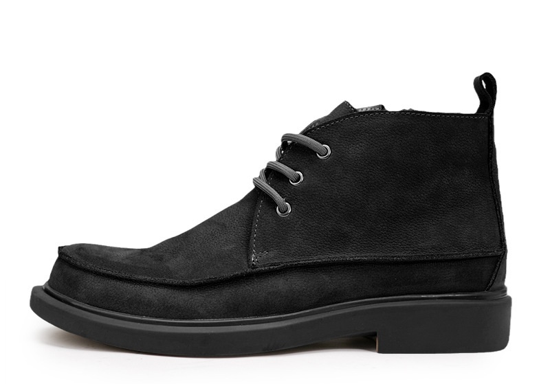 Outdoor Zipper Vintage Work Boots - Image 6