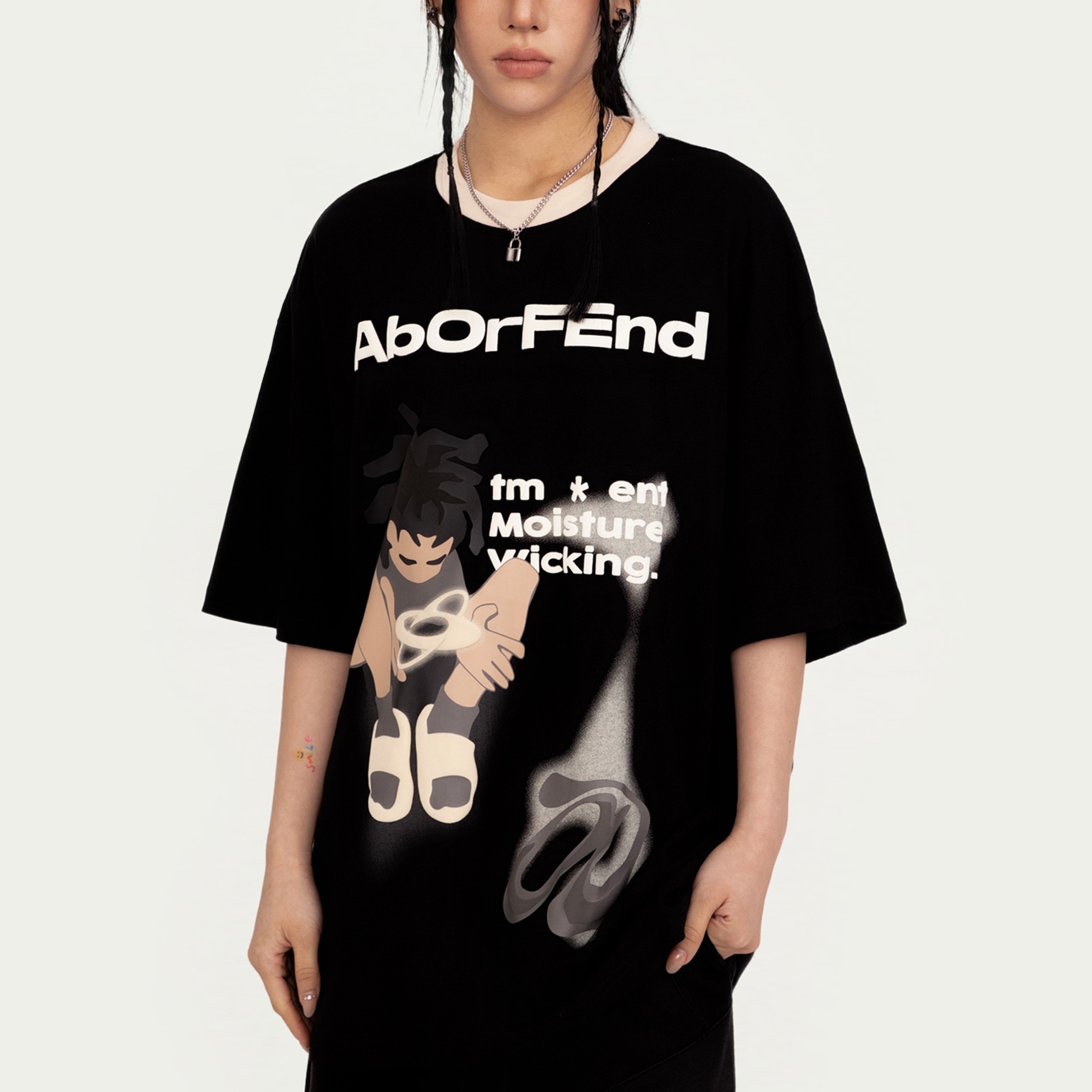 T-shirt Men And Women Couple Loose Fashion Brand — изображение 5