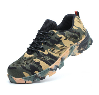 Comfortable Breathable Fly Woven Anti Slip Hiking Safety Shoes – Bild 6