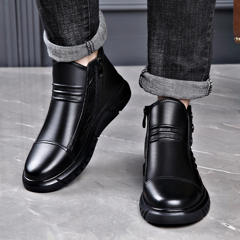 All-matching Worker Boot Warm Leisure Men — изображение 2