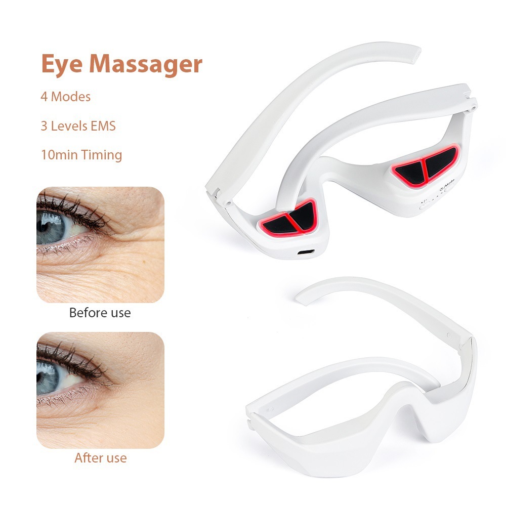 Eye Massager Relieves Eye Fatigue Eyes Massage Glasses Eye Fatigue Relief Massager Under-Eye Glasses Massager — изображение 2