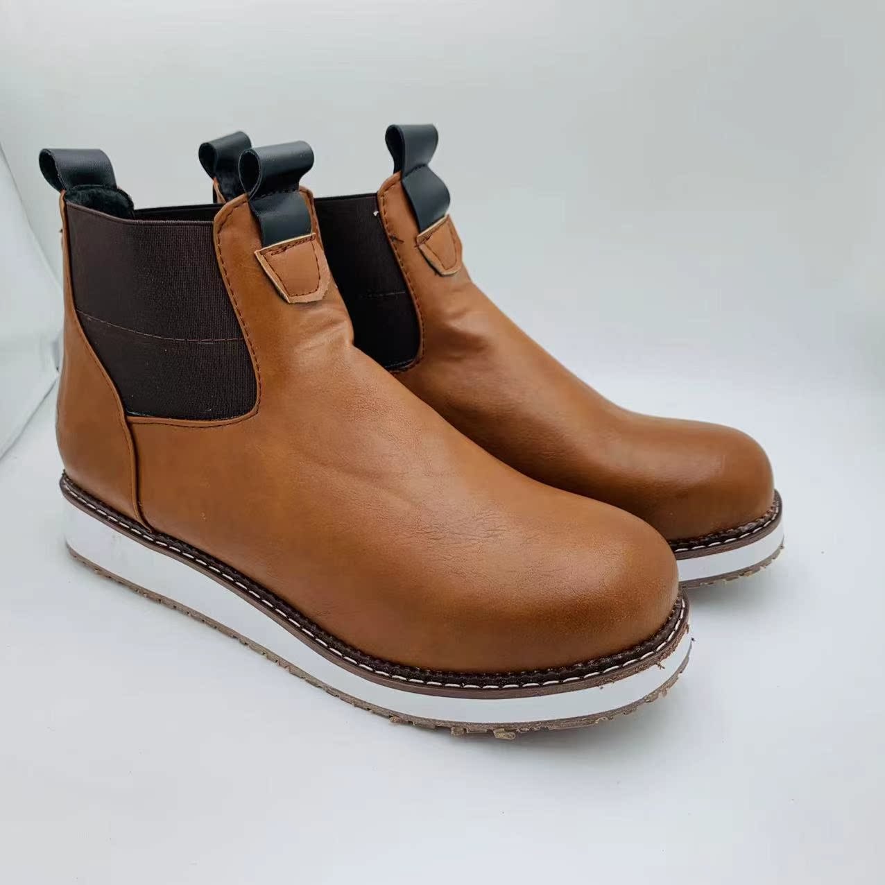 Foreign Trade New European And American Men's Elastic Ankle Boots - Image 3