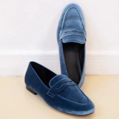 Leisure Flat Suede Plus Size Round Toe Loafers