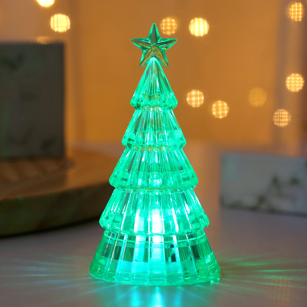 Christmas Decoration Light-emitting Christmas Tree Crystal Small Night Lamp - Image 7