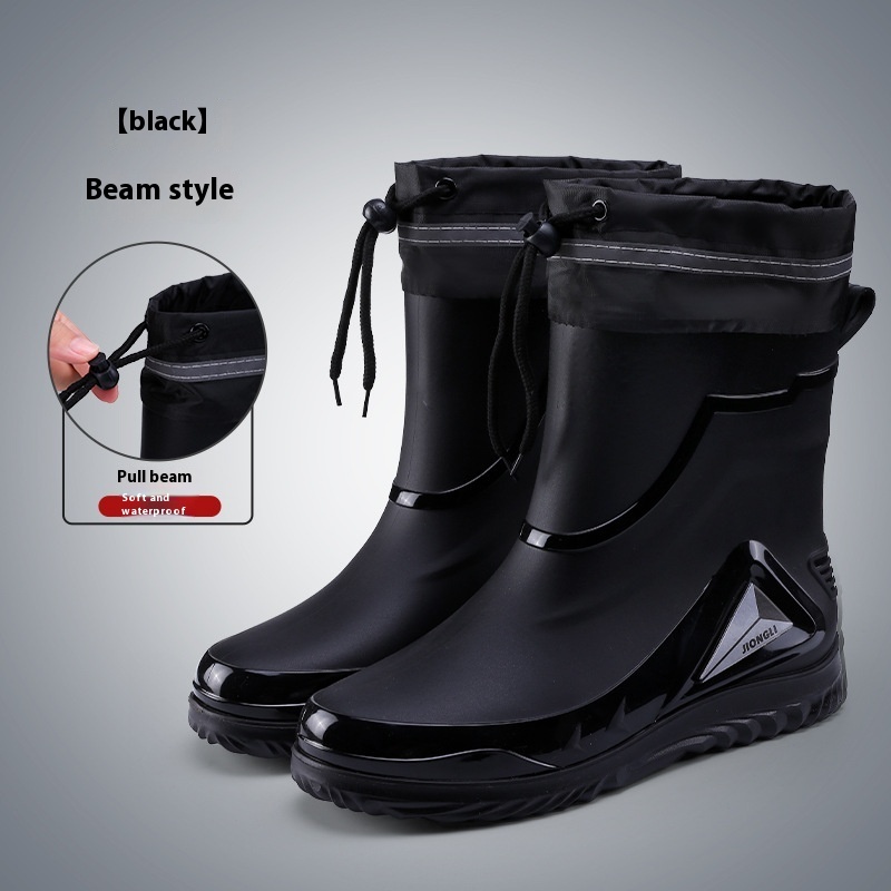 Closed Waterproof Shoes Outdoor Rubber Boots — изображение 7
