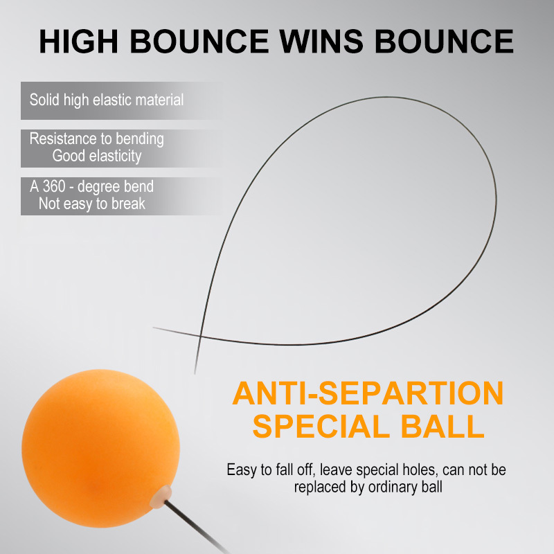 Single Self-training Table Tennis Ball Training Device For Children - Image 3