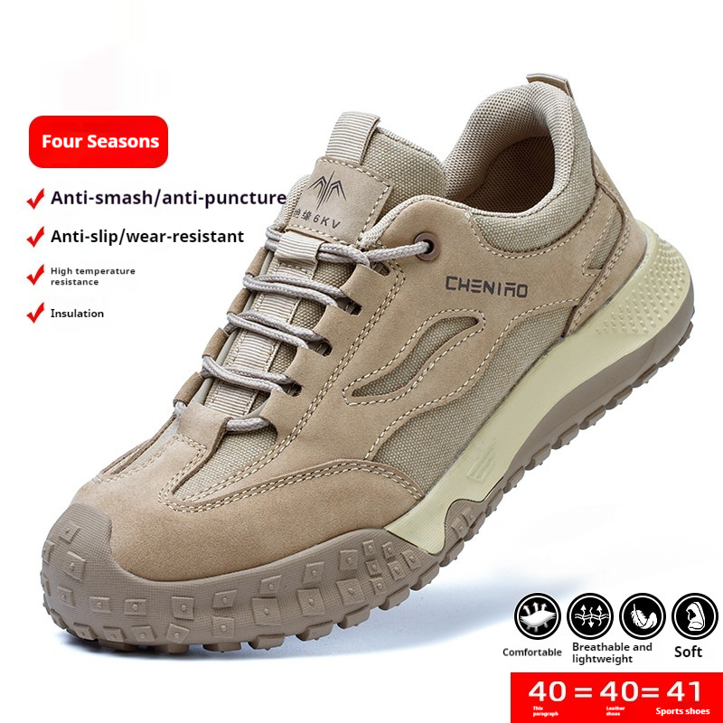 Labor Protection Shoes, Anti Smashing And Anti Piercing Insulation Work Shoes - Image 2
