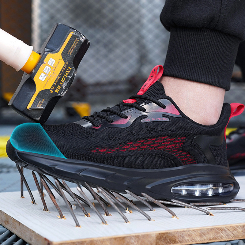 Air Cushion Smash-proof And Wear-resistant Safety Shoes – Bild 2